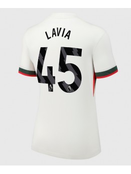 Chelsea Romeo Lavia #45 Zenski Gostujuci Dres 2025-26 Kratak Rukavima
